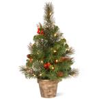 24 in. Crestwood Spruce Tree with Clear Lights