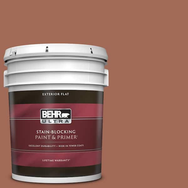 BEHR ULTRA 5 gal. #S180-6 Perfect Penny Flat Exterior Paint & Primer