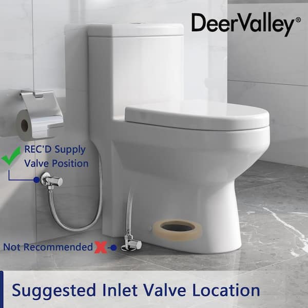 Liberty Dual-Flush Round One-Piece Toilet (Seat Included)