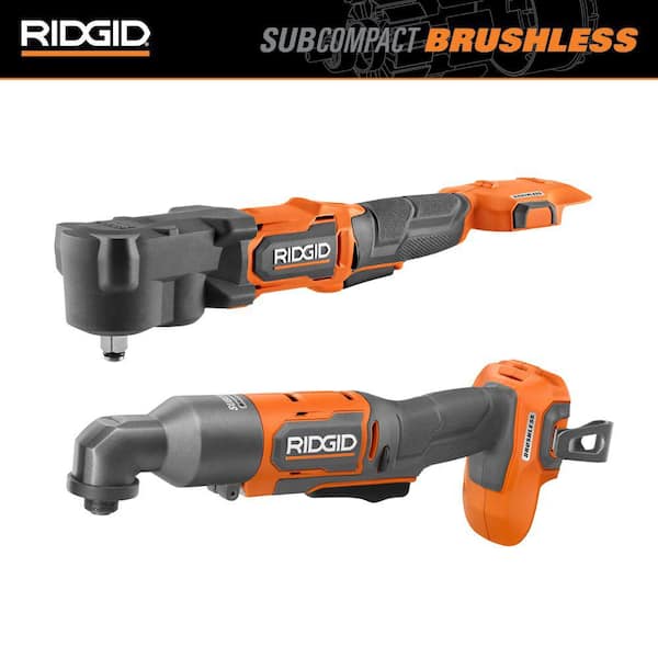 18V Brushless Cordless 2-Tool Combo Kit w/ SubCompact Right Angle Impact Driver & Right Angle Impact Wrench (Tools Only)