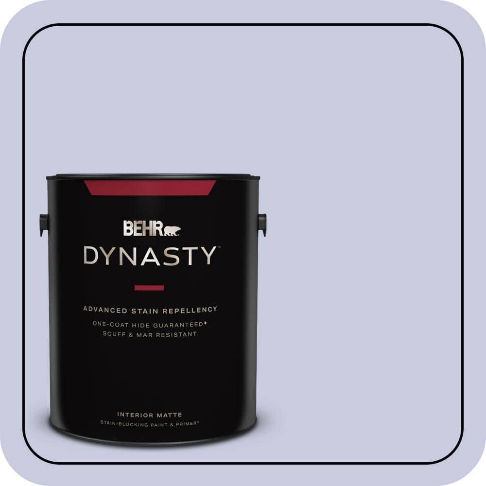 1 gal. #630C-3 Timeless Lilac Matte Interior Stain-Blocking Paint & Primer