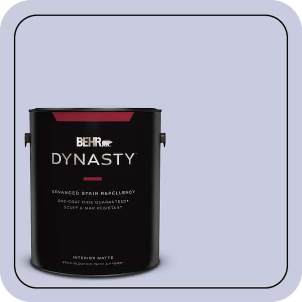BEHR DYNASTY 1 gal. #630C-3 Timeless Lilac Matte Interior Stain-Blocking Paint & Primer