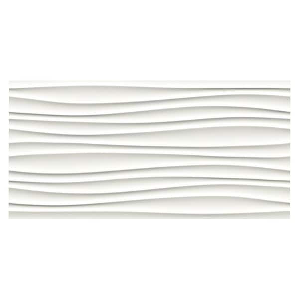 MSI Sapheda Riptide 12 in. x 24 in. Satin Ceramic 3D Wall Tile (2