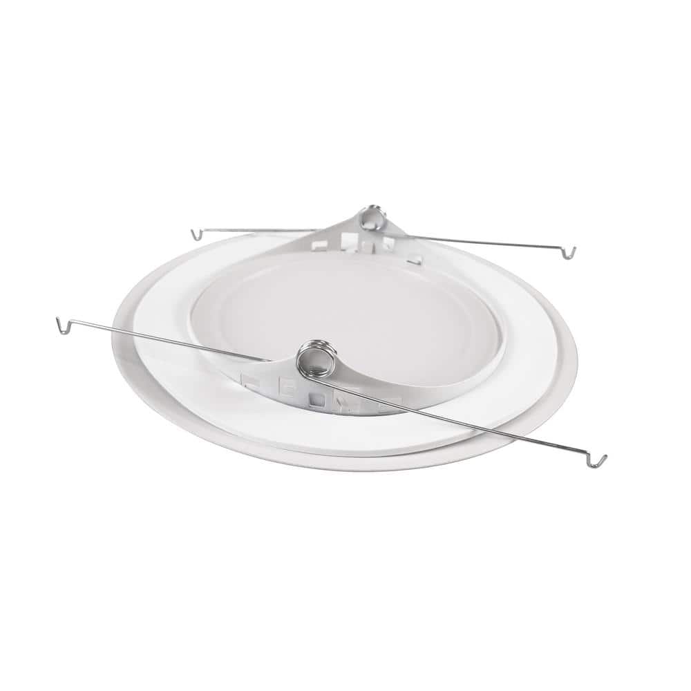 Bronze and Glass 6'' Shower Recessed Trim
