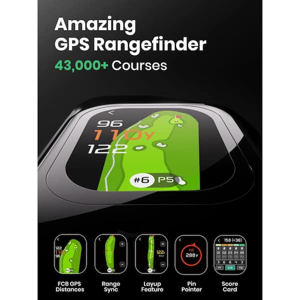 スポーツ MILESEEY GENE PRO G1 MILESEEY GenePro G1 Touchscreen & GPS Rangefinder – Mileseey Golf