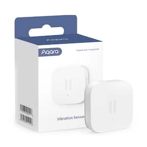 Vibration Sensor,Requires Hub, Wireless Mini Glass Break Detector for Alarm System and Smart Home Automation