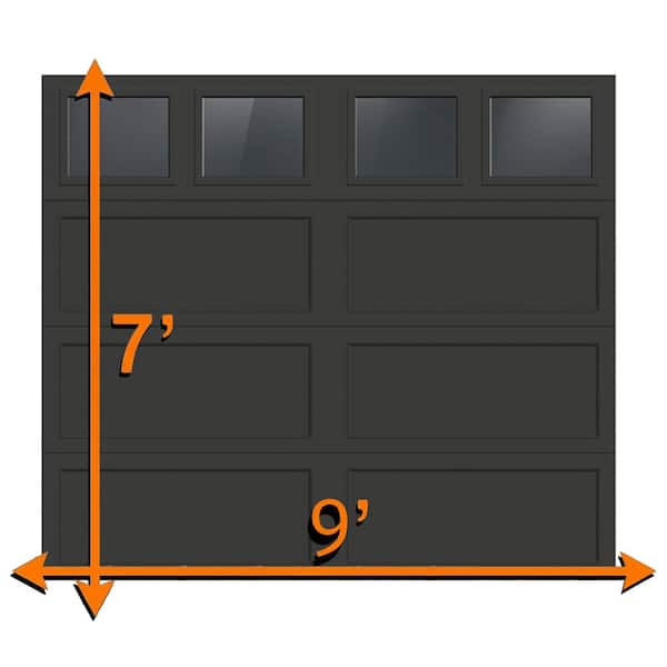 Clopay Bridgeport Steel Extended Panel 9 ft. x 7 ft. Insulated
