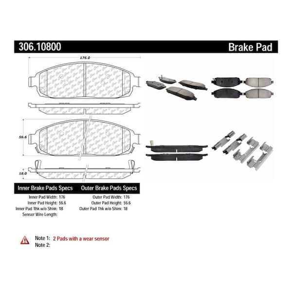 Centric Parts Disc Brake Pad Set