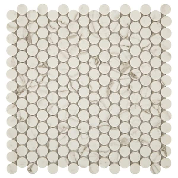 Glass Mosaic Floor And Wall Tile, Glass Mosaic Tile Floor And Decor