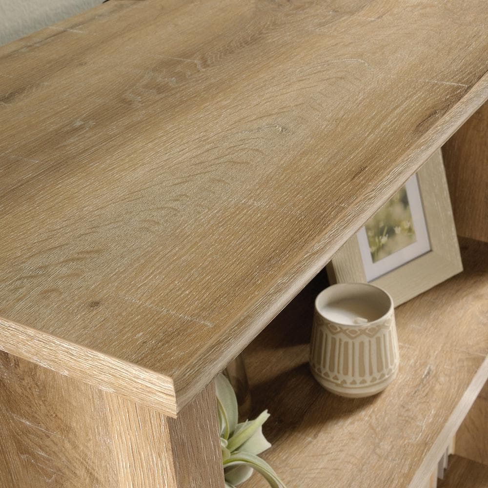 Orchard Oak Finish Tall 4-Shelf Versatile Bookcase
