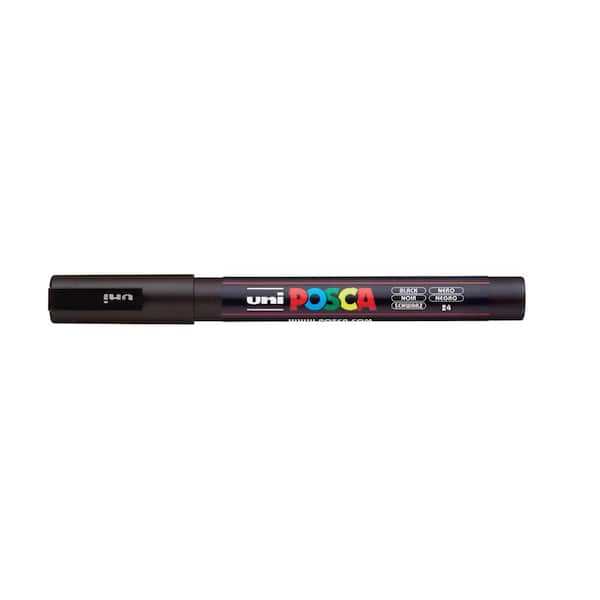 POSCA PC-3M Fine Bullet Paint Marker, Black 076879 - The Home Depot