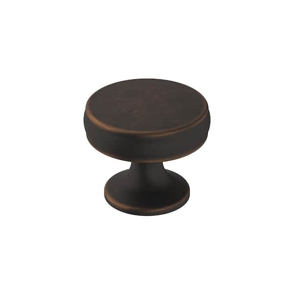 Renown 1-1/4 in. (32mm) Traditional Oil-Rubbed Bronze Round Cabinet Knob
