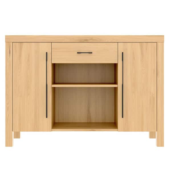 Heavy Duty 55-75 Gallon Fish Tank Stand with Power Outlets,Aquarium Stand with Cabinets and Storage Drawer for Fish Tank