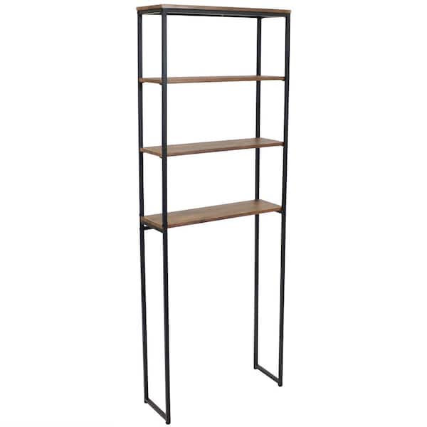 22.75 in. W Over-the-Toilet Cabinet Shelf in Teak