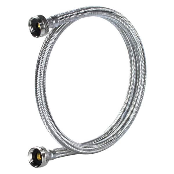 Certified Appliance Accessories 5 ft. Braided Stainless Steel Ice Maker Connector, Silver Im60ss