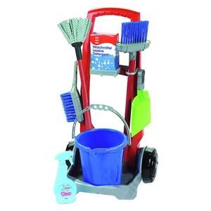 Premium Cleaning Trolley Toys with Accessories for Kids Ages 3 and Up