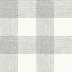 Common Thread Black On White Paper Peel & Stick Repositionable Wallpaper Roll (Covers 34 Sq. Ft.)