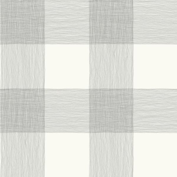 Magnolia Home by Joanna Gaines Common Thread Black On White Paper Peel & Stick Repositionable Wallpaper Roll (Covers 34 Sq. Ft.)