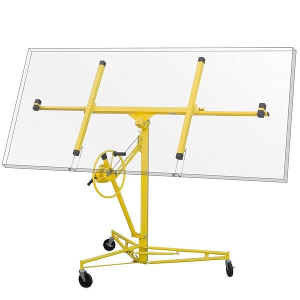Stark Professional 150 lbs. Drywall and Panel Lifter Rolling Hoist with Caster Wheels