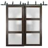 2 Panel Handcrafted Bypass Wooden Sliding Closet Door HSSB- 0009