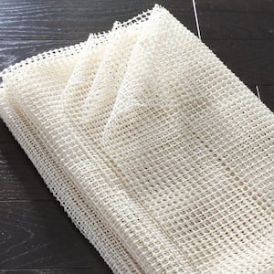 Ultra Cream 2 ft. x 14 ft. Interior Non-Slip Grip Dual Surface .16 in. Thickness Rug Pad