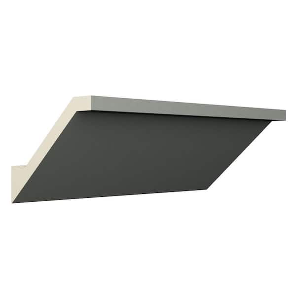 Ekena Millwork Cleo 4 in. D x 5 in. W x 94.5 in. L Polyurethane Crown Moulding