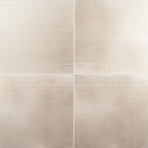 Lungo Sand 24 in. x 24 in. Matte Porcelain Fabric Look Floor and Wall Tile (11.62 sq. ft. / Case)
