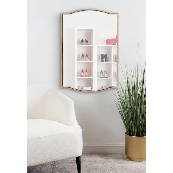 Kate and Laurel Sedelle 30 in. H x 20 in. W Glam Rectangle Framed