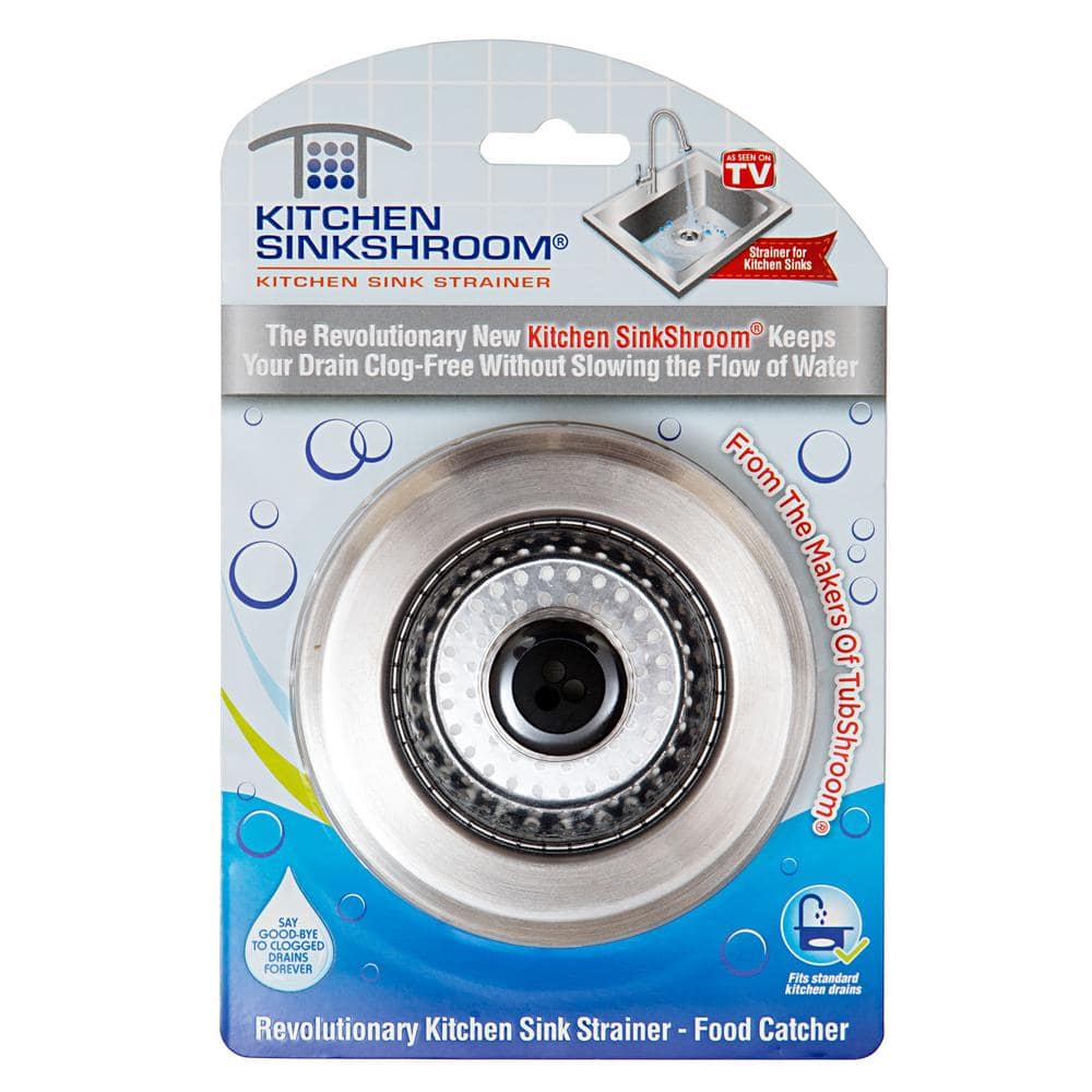 Black Stainless Steel Ergonomic Kitchen Sink Strainer