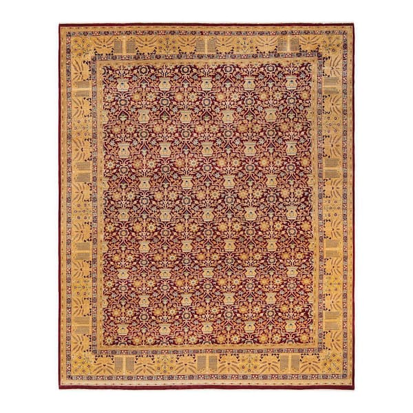Solo Rugs Mogul One-of-a-Kind Traditional Red 8 ft. 1 in. x 10 ft. 7 in. Oriental Area Rug