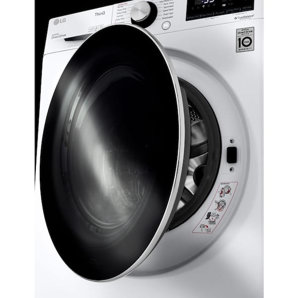 LG WM1455HWA 2.4 Cu ft Compact Front Load Washer with Built-in