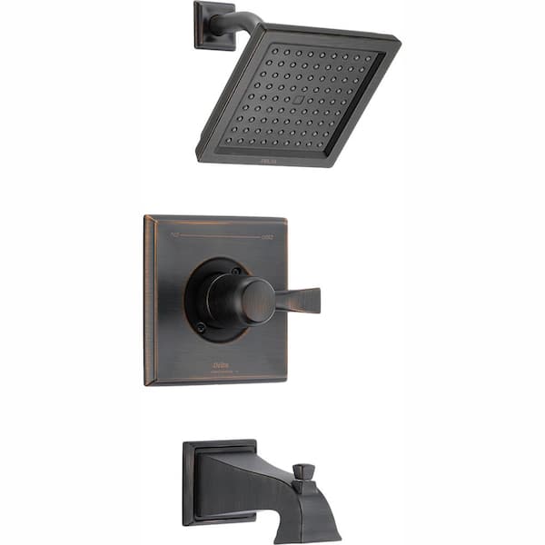 Delta Dryden 1-Handle Tub and Shower Faucet Trim Kit in Venetian Bronze (Valve Not Included)