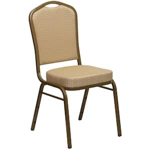Fabric Stackable Chair in Beige