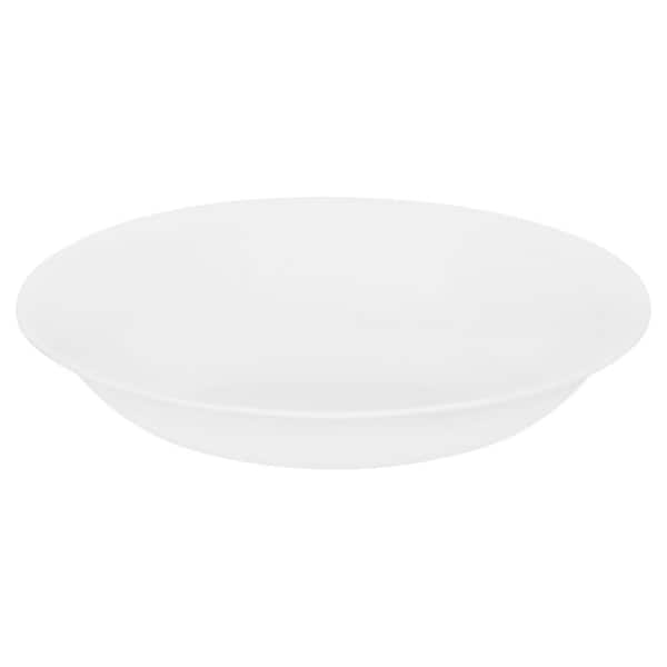 Corelle Livingware Pasta Bowls Dishwasher Glass Winter Frost White Set of 6 