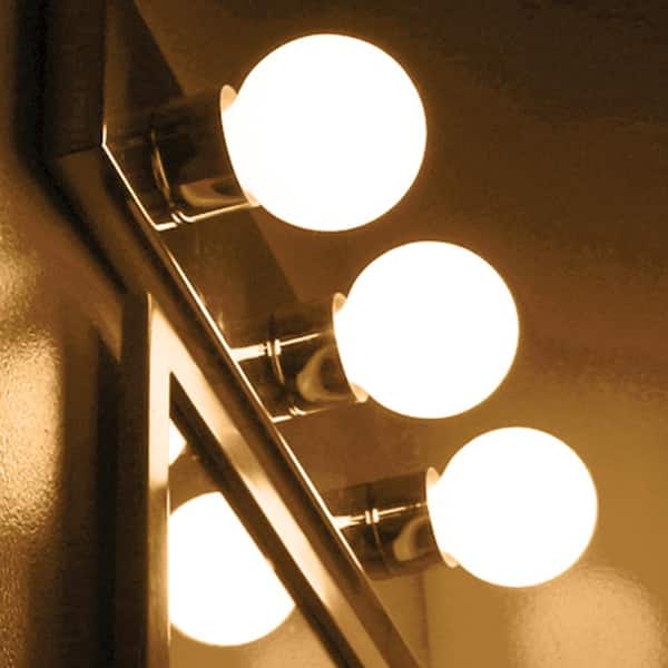 7-Watt G16.5 Non-Dimmable Clear Glass Globe E12 Candelabra Incandescent Light Bulb for string light Soft White (36-Pack)