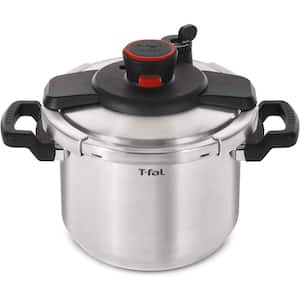 8 qt. Stainless Steel Dishwasher Safe Induction Stovetop Pressure Cooker with Recipe Book