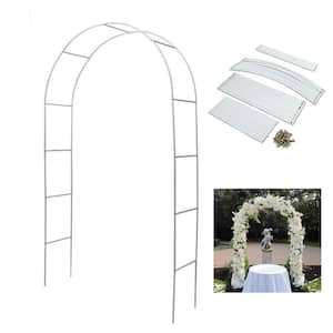 94 in. H x 55 in. W Metal Arch Assemble Freely Arbor