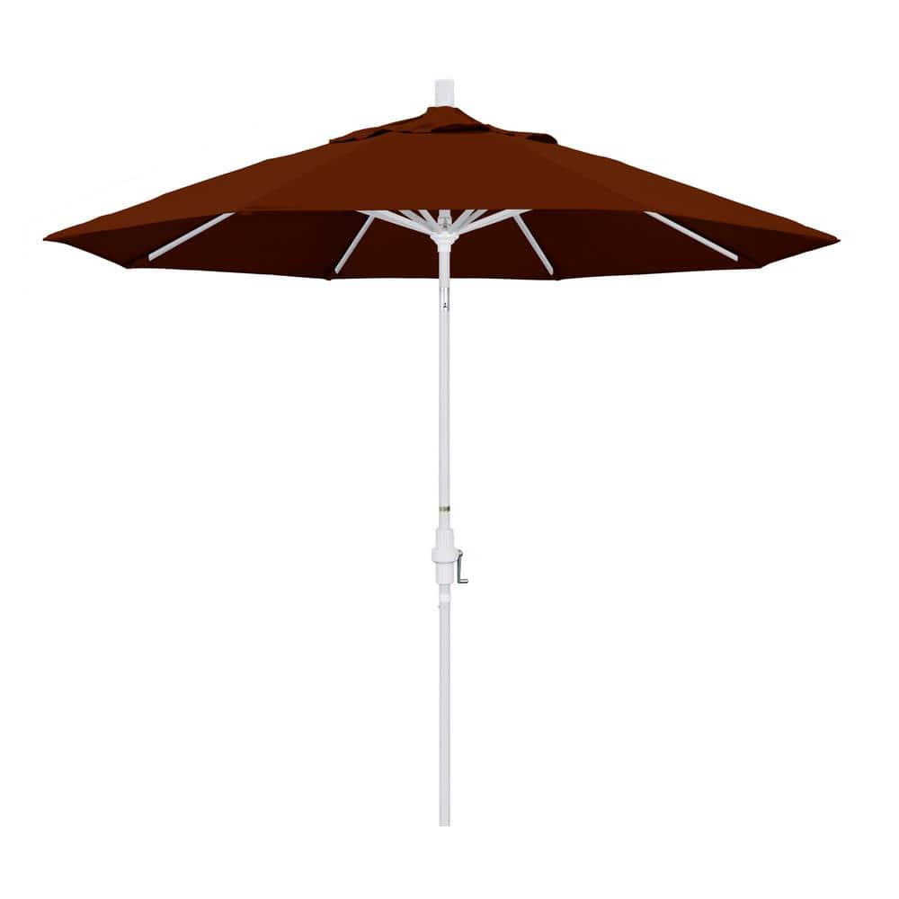 9 ft. Aluminum Collar Tilt Patio Umbrella in Brick Pacifica price history on PriceWatchPro