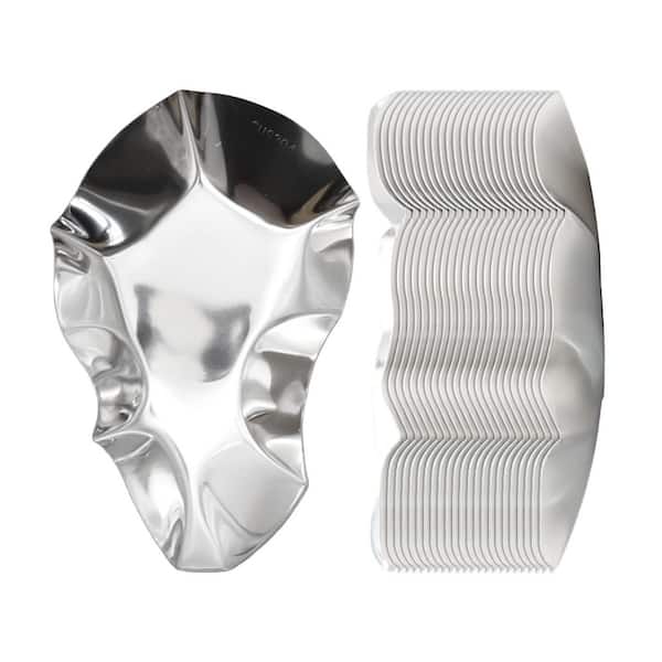 Wudkey 24-Pack 304 Stainless Steel Oyster Shells, Oyster Grilling