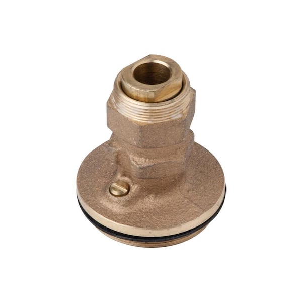 Symmons 2 in. x 2.34 in. Brass SafetyMix Thread-On Valve Cap Replacement