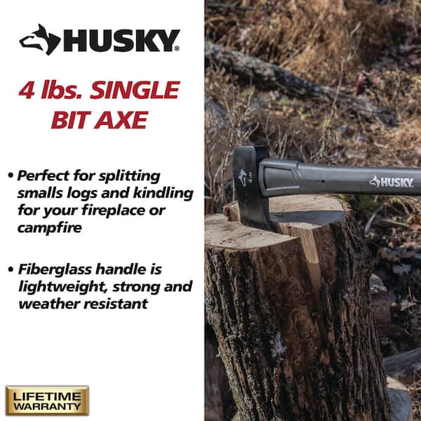 3.5 lb. Premium Single Bit Michigan Axe with 34 in. Fiberglass Handle 3.5 lb. Premium Single Bit Michigan Axe with 34 in. Fiberglass Handle