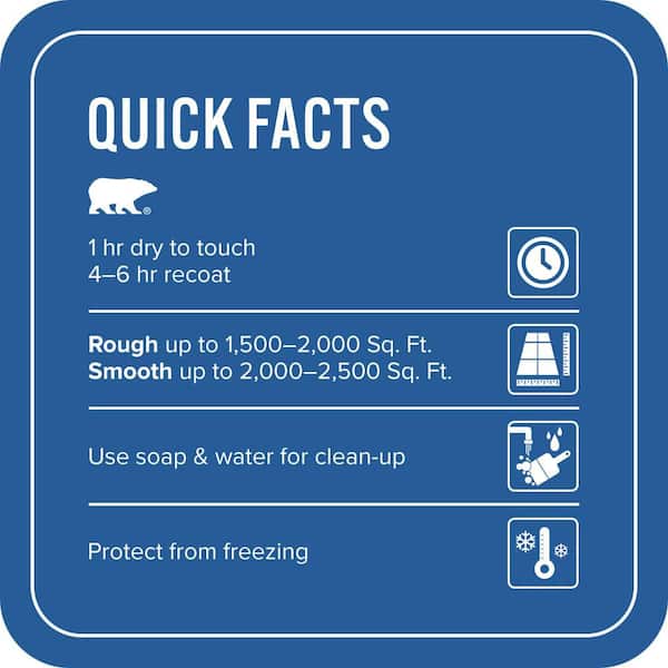 5 gal. #P510-7 Beacon Blue Self-Priming 1-Part Epoxy Satin Interior/Exterior Concrete and Garage Floor Paint