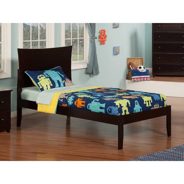 AFI Metro Espresso Twin Platform Bed with Open Foot Board