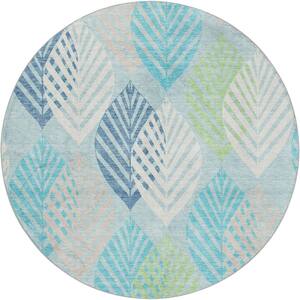 Abstract Pattern Shag Rugs Addison Rugs Dream Shag Premium Machine Washable Abstract ADS744 Teal 3 ...