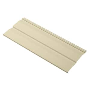 Take Home Sample Progressions Double 4.5 in. x 24 in. Dutch Lap Vinyl Siding in Sunshine Yellow