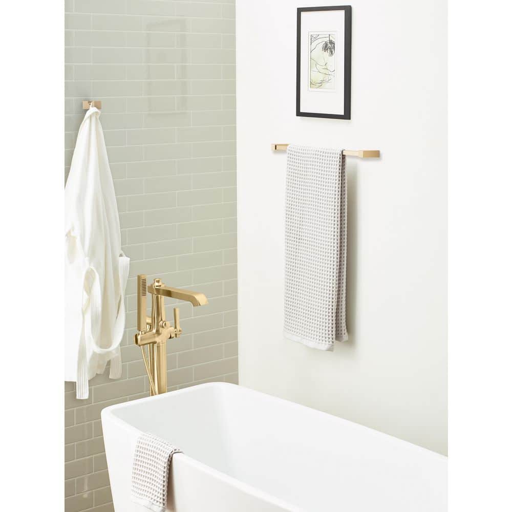 Champagne Bronze 18 Inch Wall Mounted Towel Bar