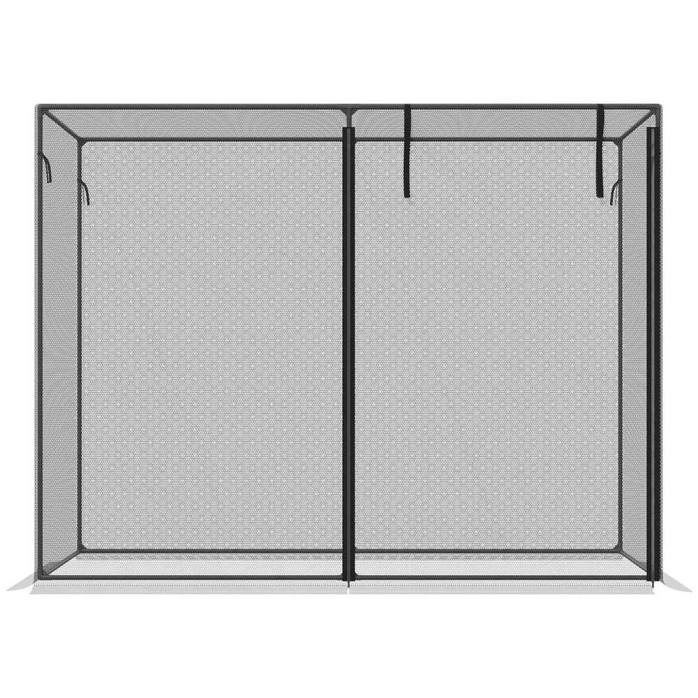 6 ft. x 3 ft. Black Grow Tent, Plant Protection Tent with Zippered Doors for Vegetable Garden, Backyard price history on PriceWatchPro