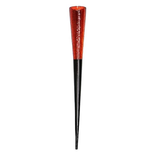 15.75 in.H Red and Black Glass/Iron Outdoor Votive Sparkle Candle Holder Cone, Home and Garden Accent Decor