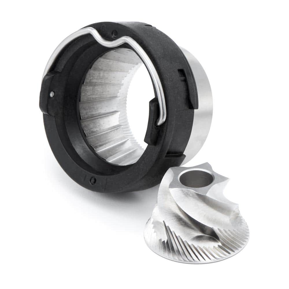 Silver Stainless Steel Conical Burr Coffee Grinder