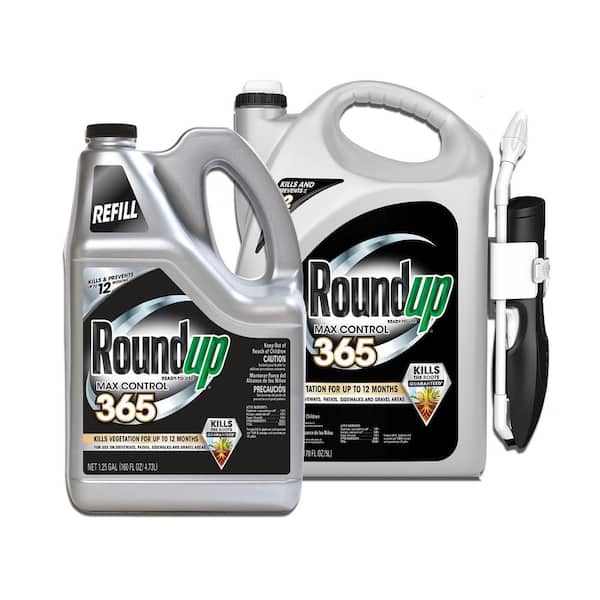 Roundup Max Control 365, 1.33 Gal. Ready-To-Use Continuous Spray Wand and Refill Bundle